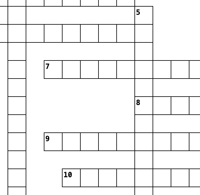 Crossword: Disney/Pixar Movies